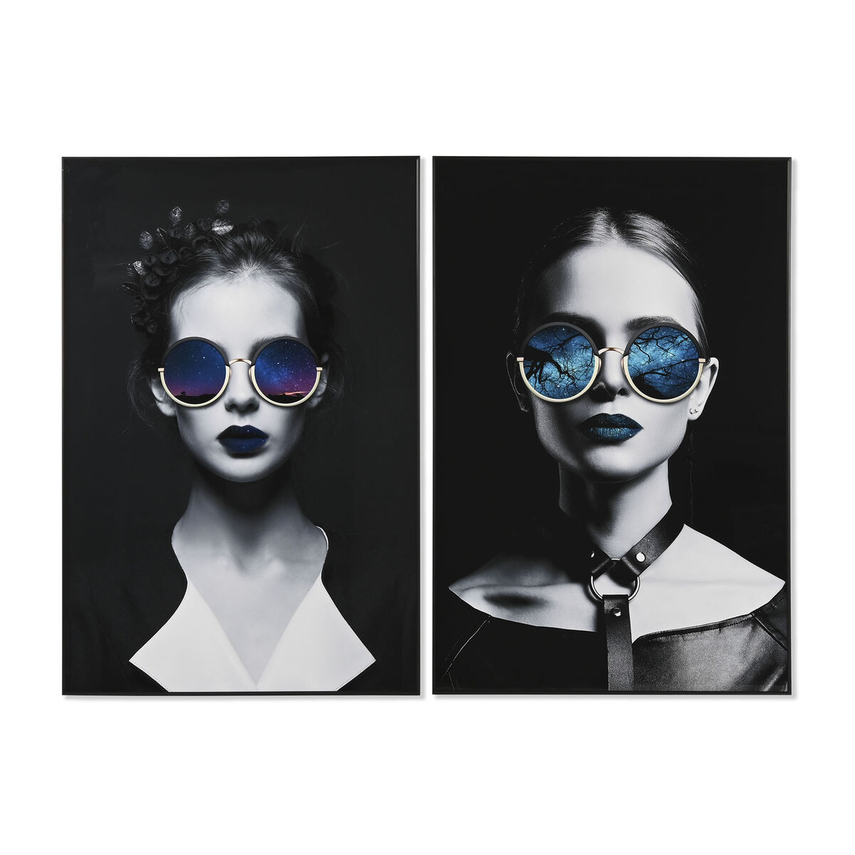 Tablou Home ESPRIT Aluminiu Lemn MDF 80 x 3 x 120 cm 80 x 3,5 x 120 cm