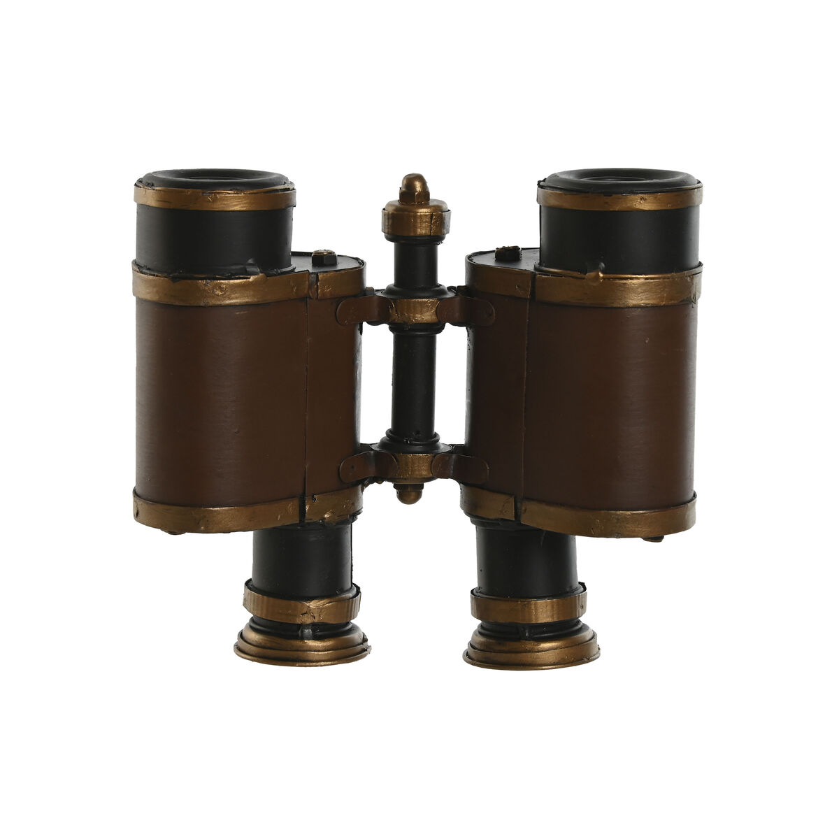 Figură Decorativă Home ESPRIT Maro Bronz Binoclu Vintage 17,5 x 16 x 7 cm