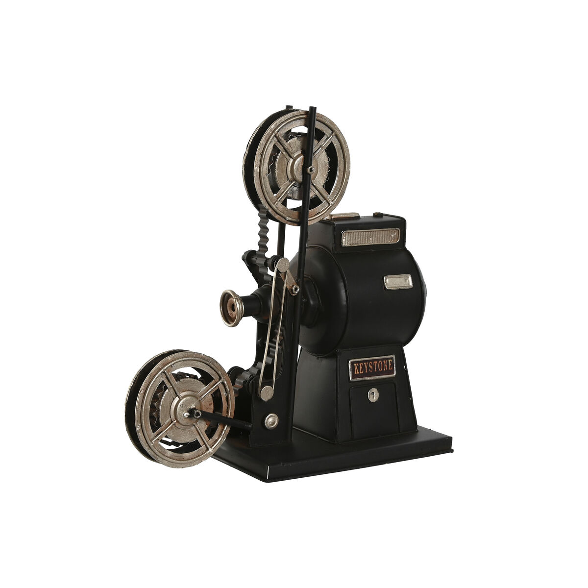 Figură Decorativă Home ESPRIT Negru Argintiu Vintage Cinematografia clasică 23,5 x 11 x 24,5 cm