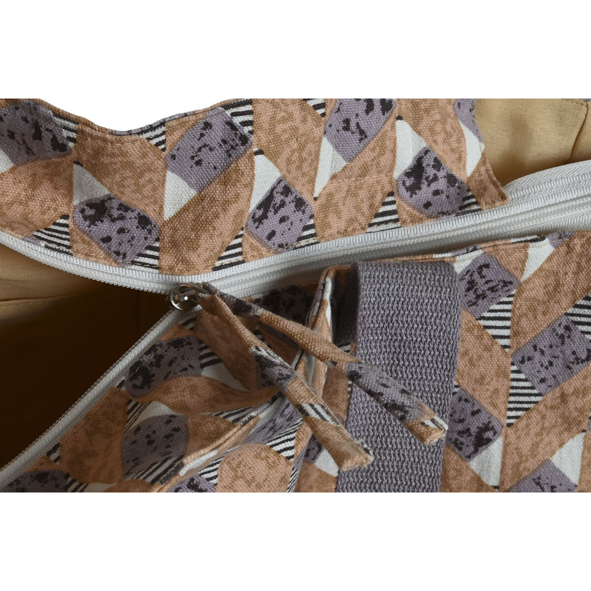 Geantă Damă Home ESPRIT Maro Turquoise Coral 55 x 14 x 35 cm (3 Unități)