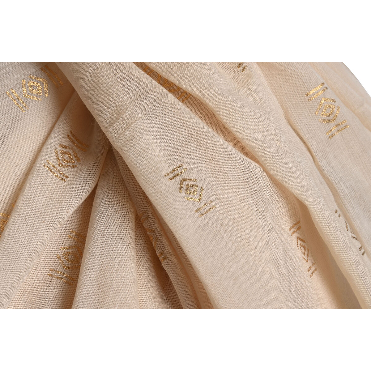 Eșarfă Home ESPRIT Verde Bej Coral (3 Unități)