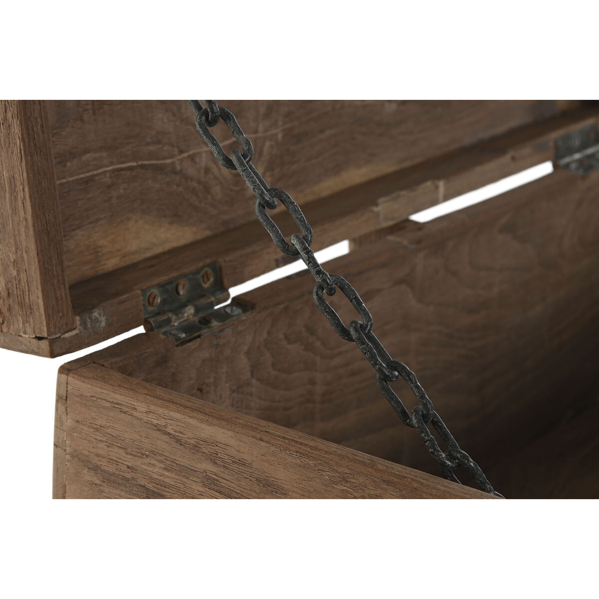 Cufăr Home ESPRIT Maro Negru Natural Lemn 46 x 31 x 31 cm