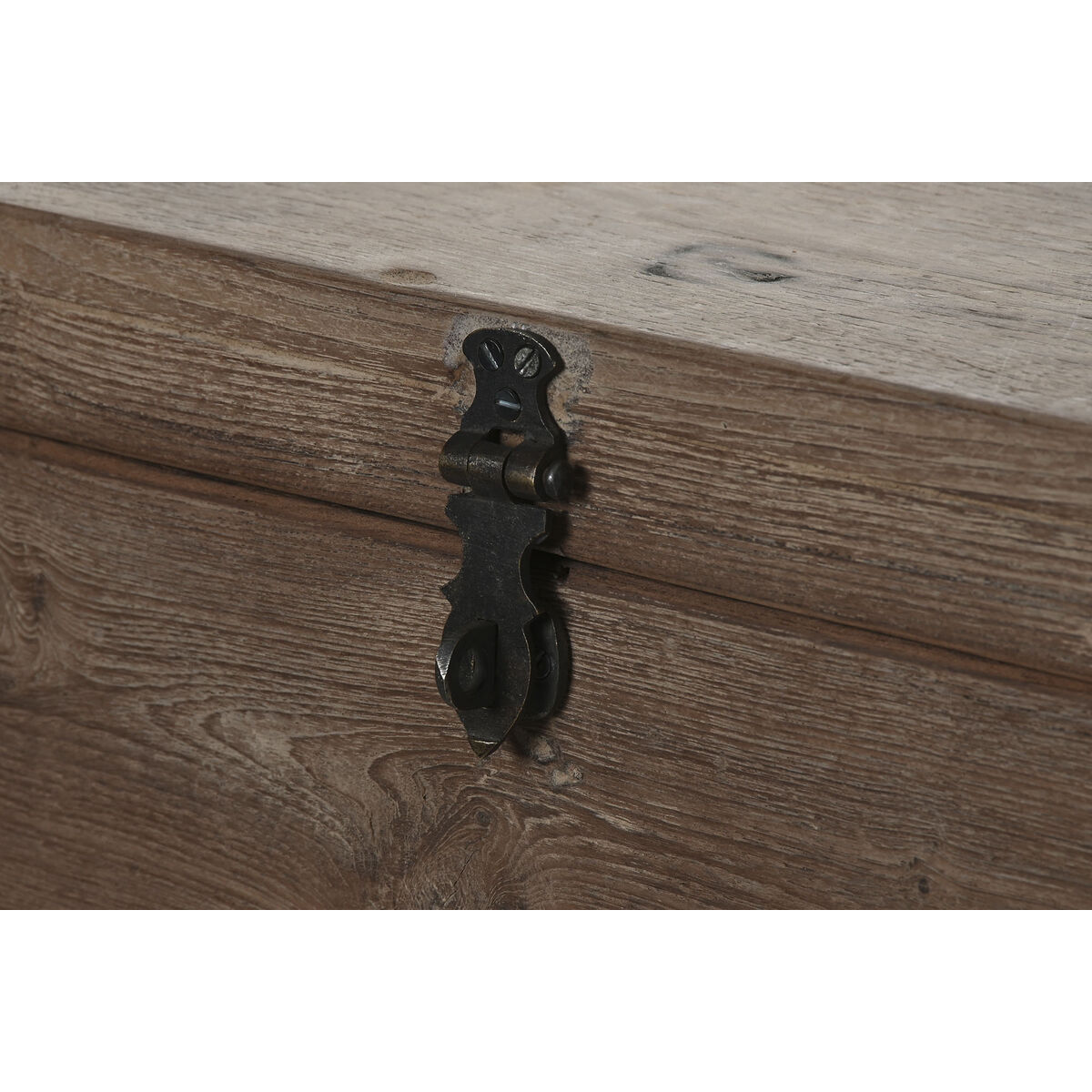 Cufăr Home ESPRIT Maro Negru Natural Lemn 46 x 31 x 31 cm