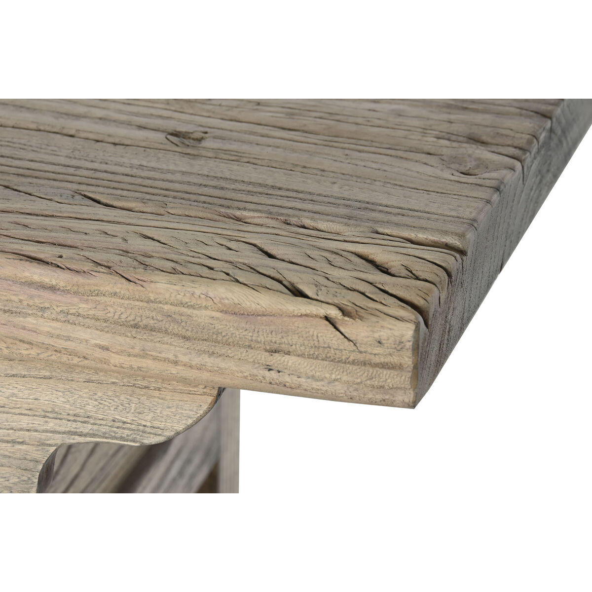 Consolă Home ESPRIT Galben Lemn de ulm 177 x 38 x 85 cm