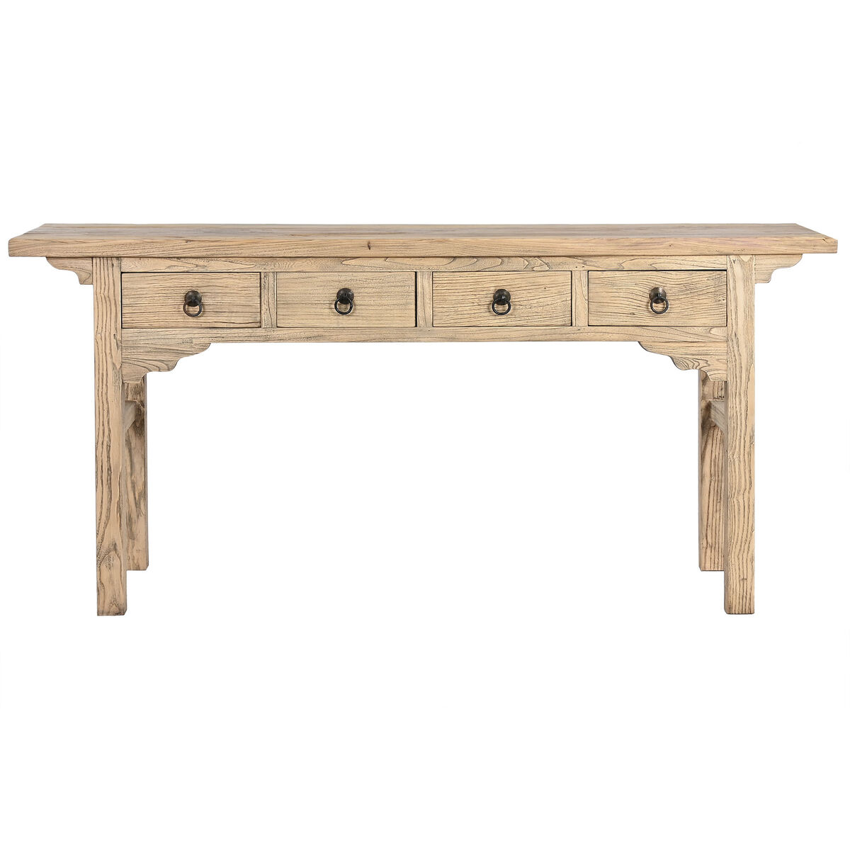 Consolă Home ESPRIT Galben Lemn de ulm 177 x 38 x 85 cm