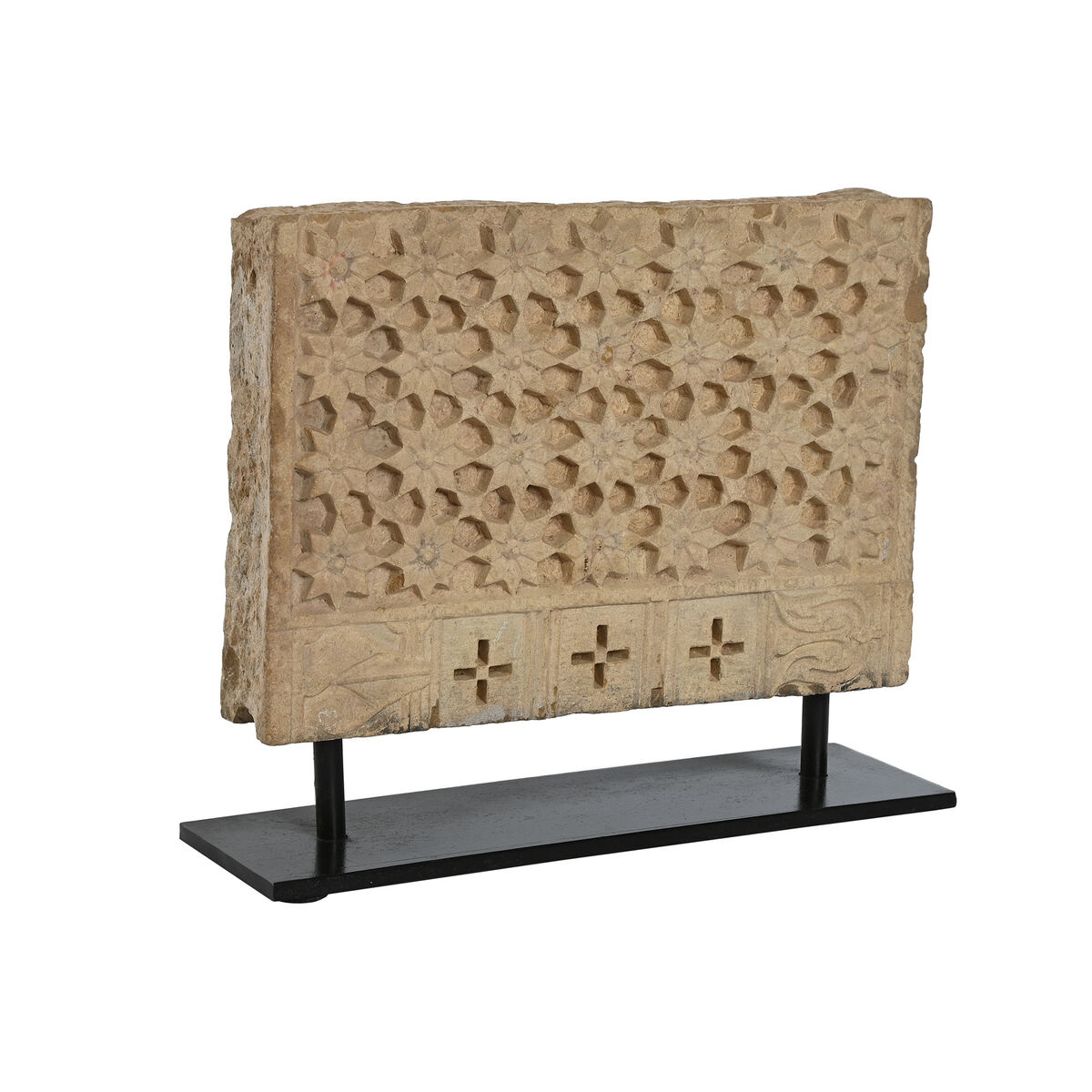 Figură Decorativă Home ESPRIT Negru Natural 36 x 10 x 57 cm