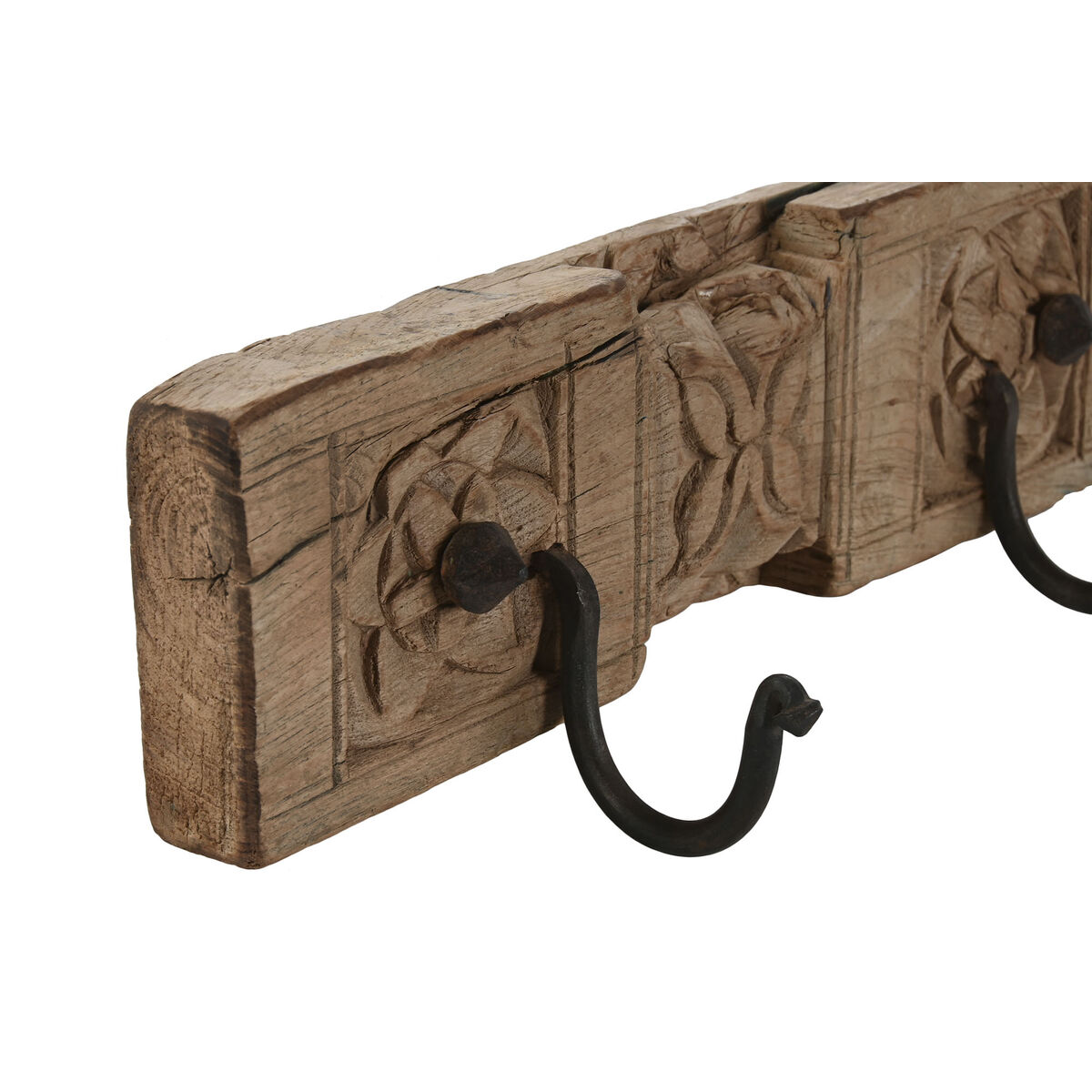 Cuier de perete Home ESPRIT Lemn 35 x 10 x 12 cm