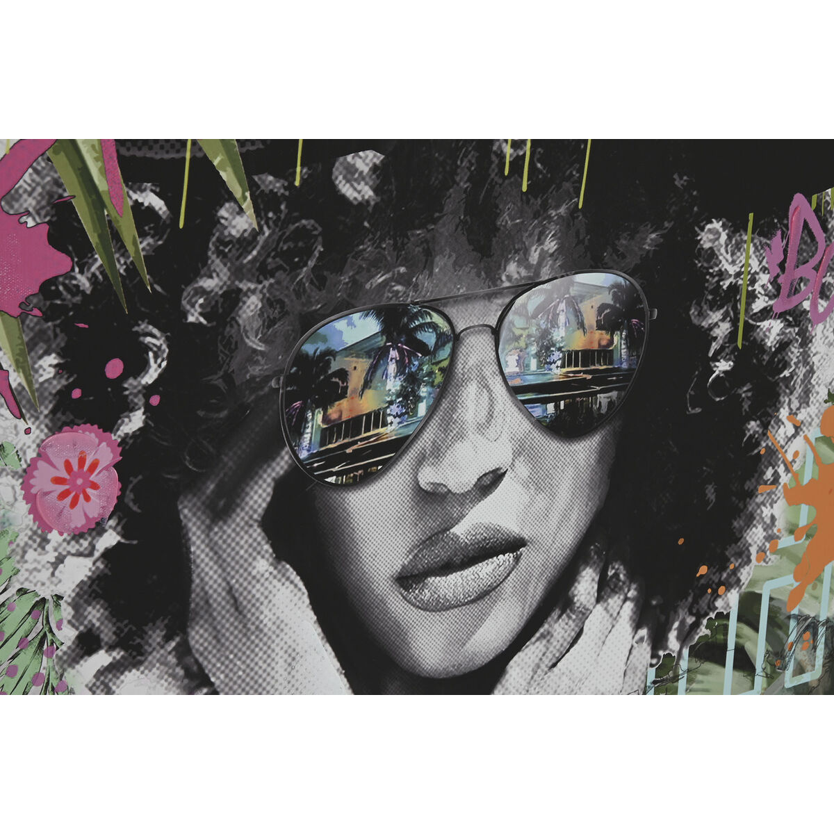 Pânză Home ESPRIT polistiren Pânză 80 x 3,5 x 120 cm