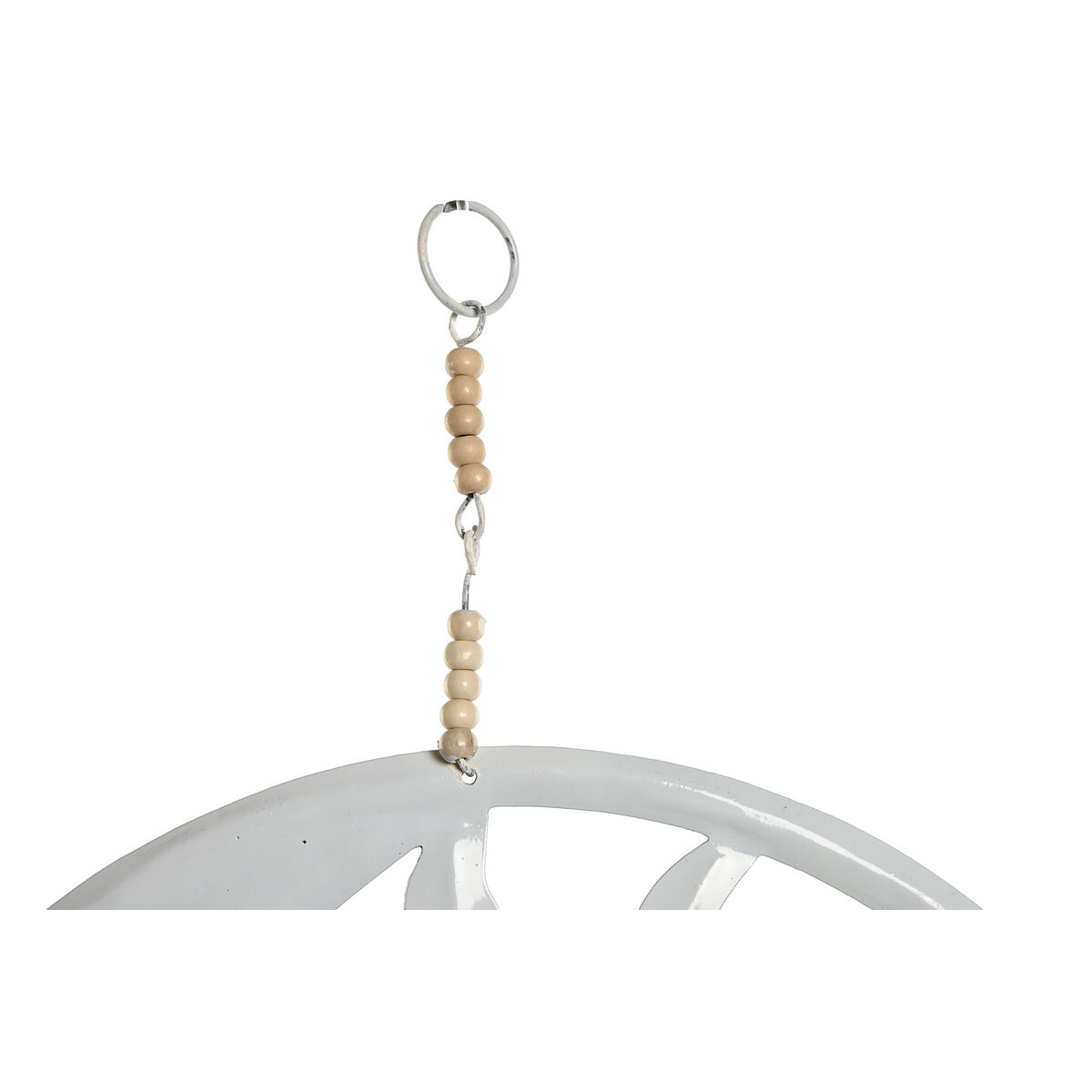 Decorațiune Suspendată Home ESPRIT Albastru Alb Gri Roz Fier Lună Soare 33 x 1 x 77 cm (4 Unități)