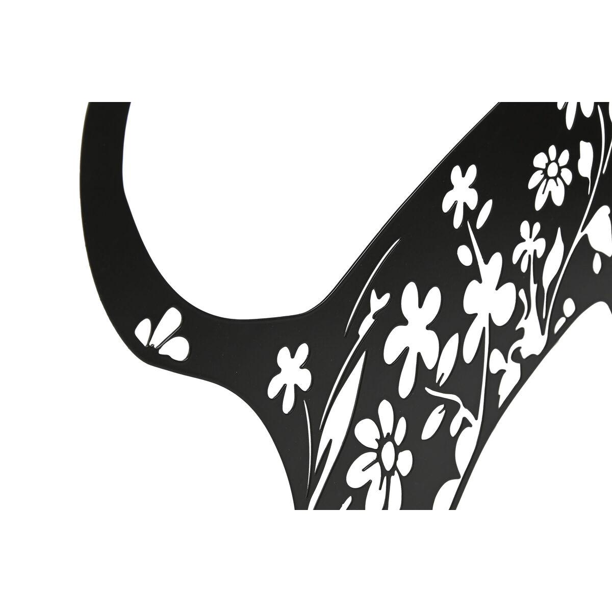 Decorațiune de Perete Home ESPRIT Negru Cric 37 x 1,3 x 48 cm (4 Unități)