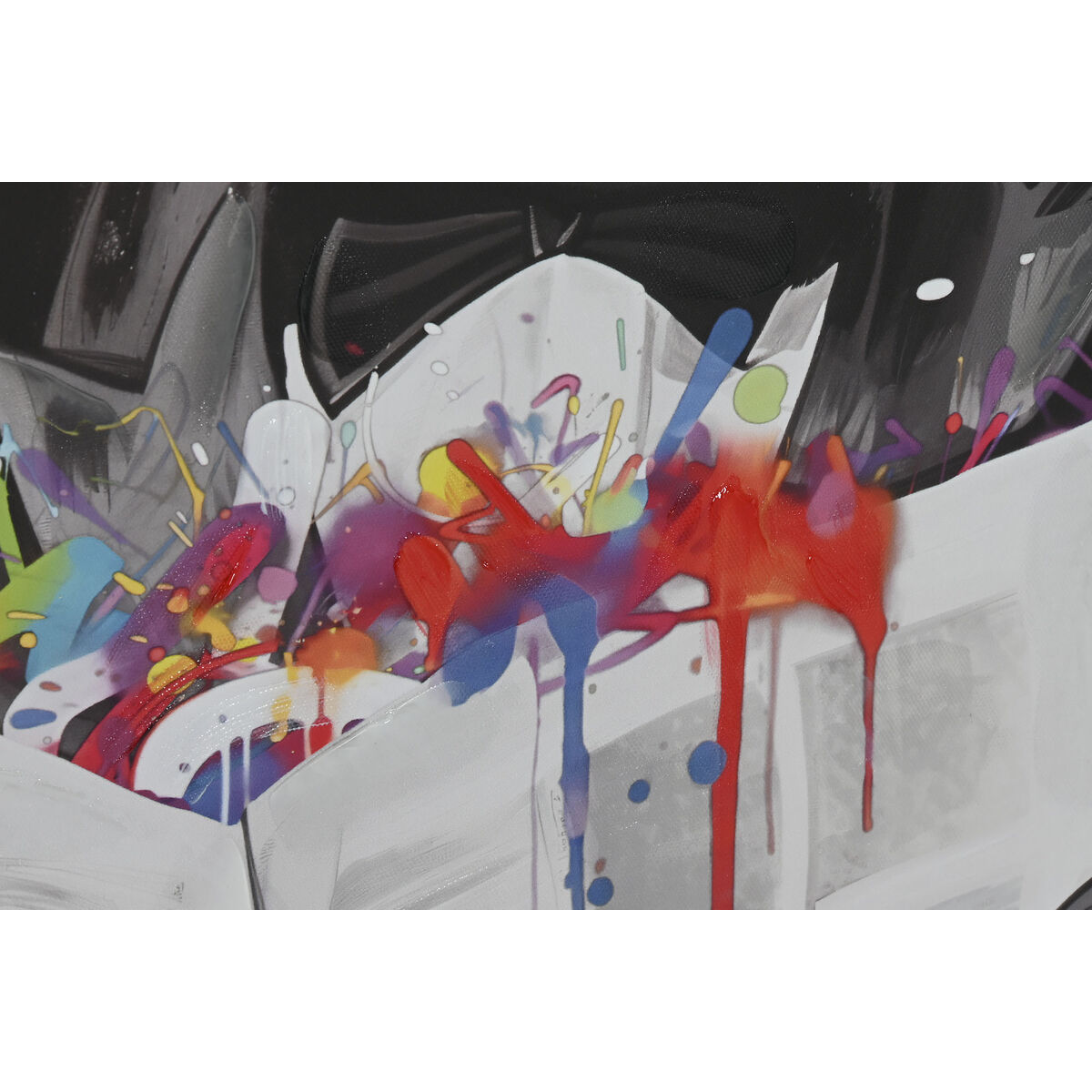 Pânză Home ESPRIT polistiren Pânză 82,5 x 3,5 x 82,5 cm