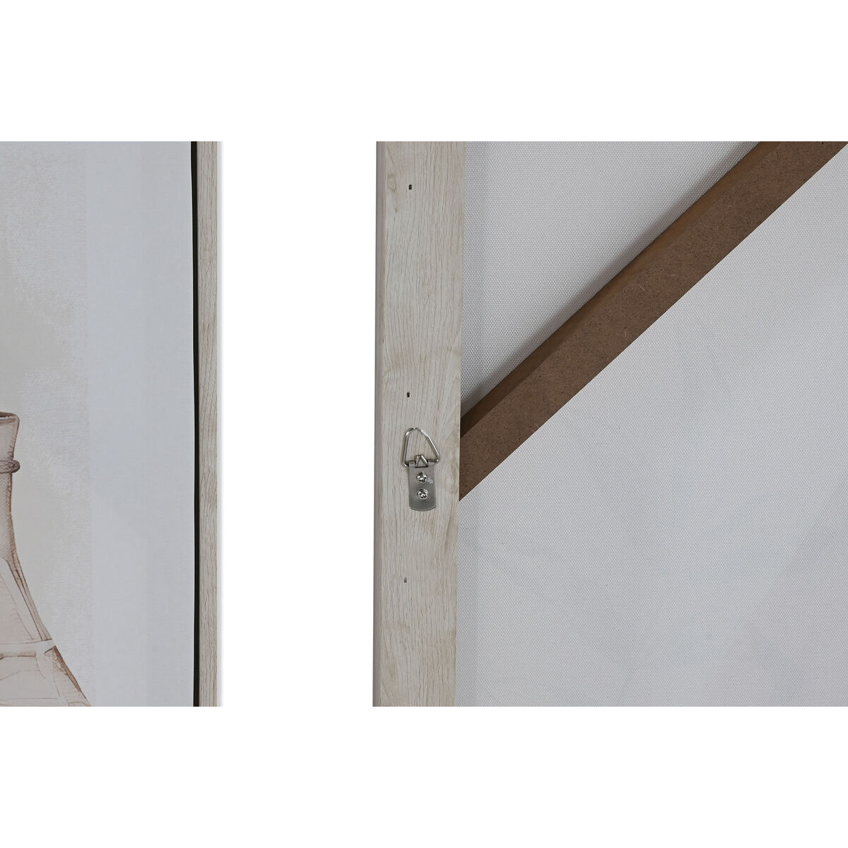 Pânză Home ESPRIT polistiren Pânză 82,5 x 3,5 x 82,5 cm