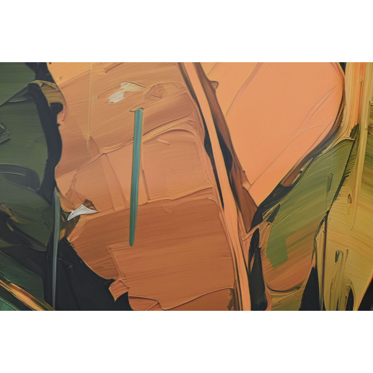 Pânză Home ESPRIT Verde Palmieri Tropical 80 x 3,5 x 120 cm (2 Unități)