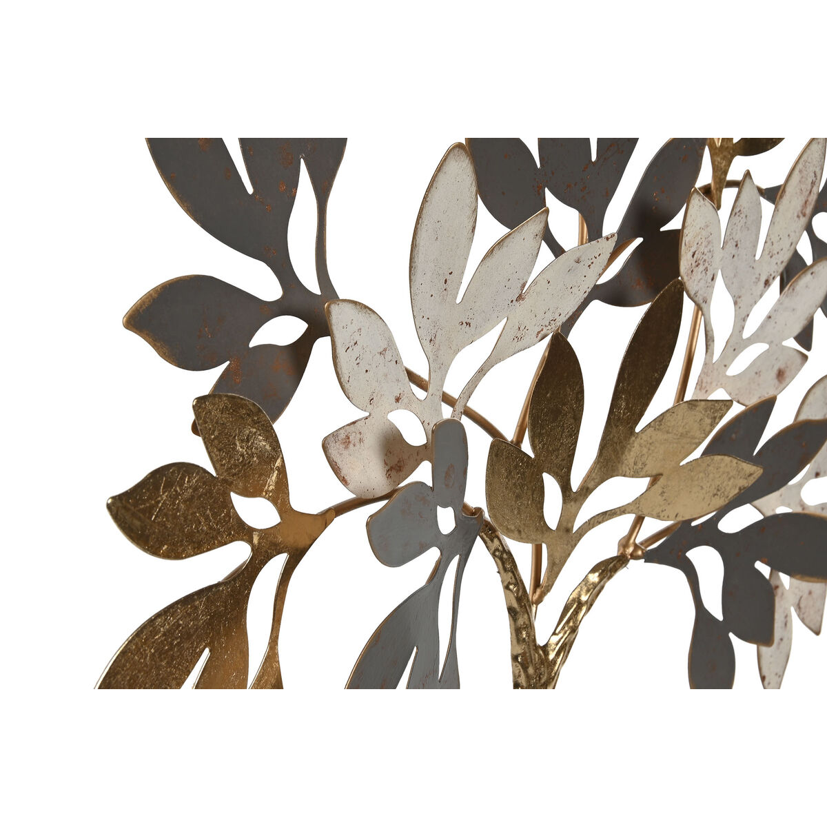 Figură Decorativă Home ESPRIT Gri Auriu* Copac Modern 50 x 9 x 52 cm