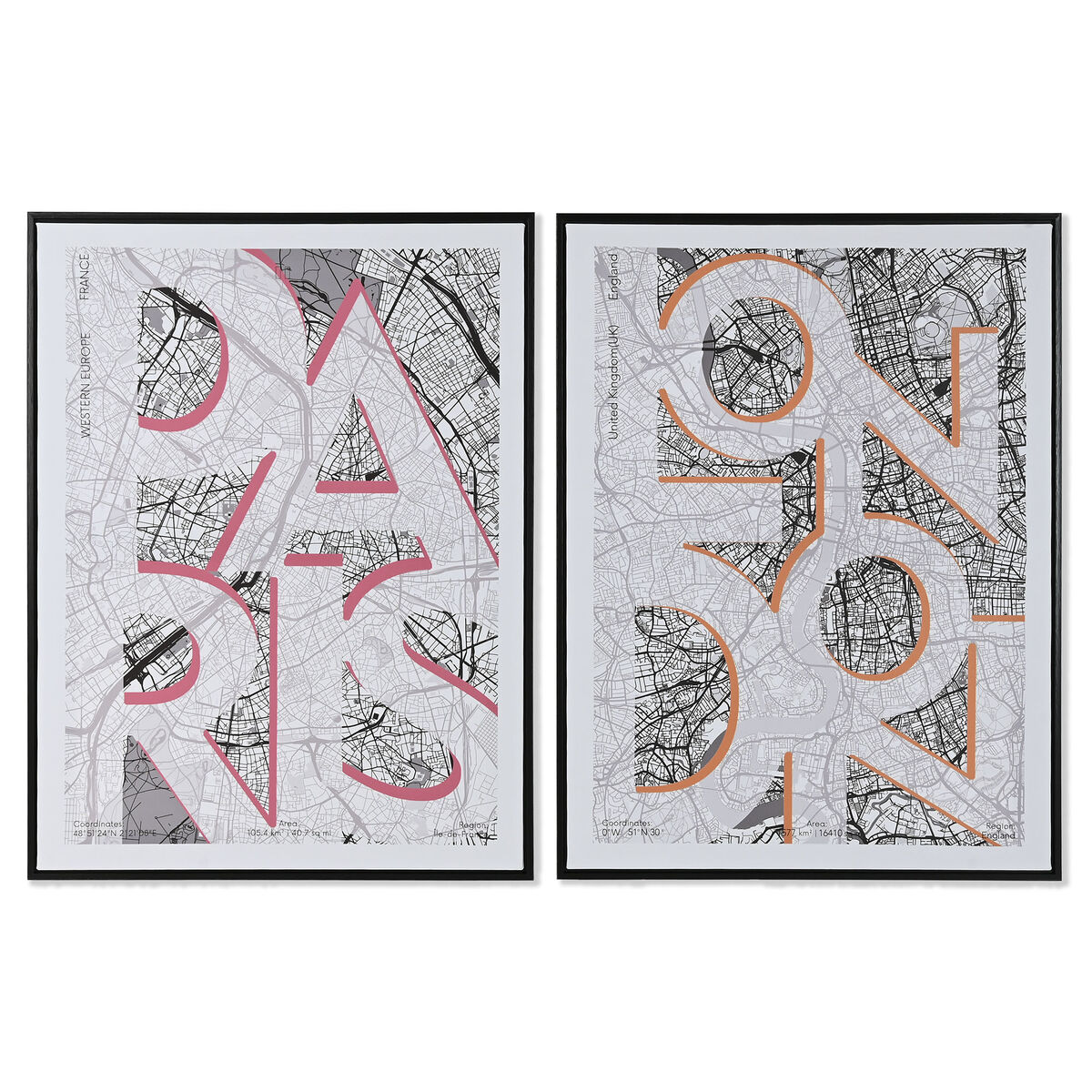 Pânză Home ESPRIT polistiren Pânză 60 x 3 x 80 cm