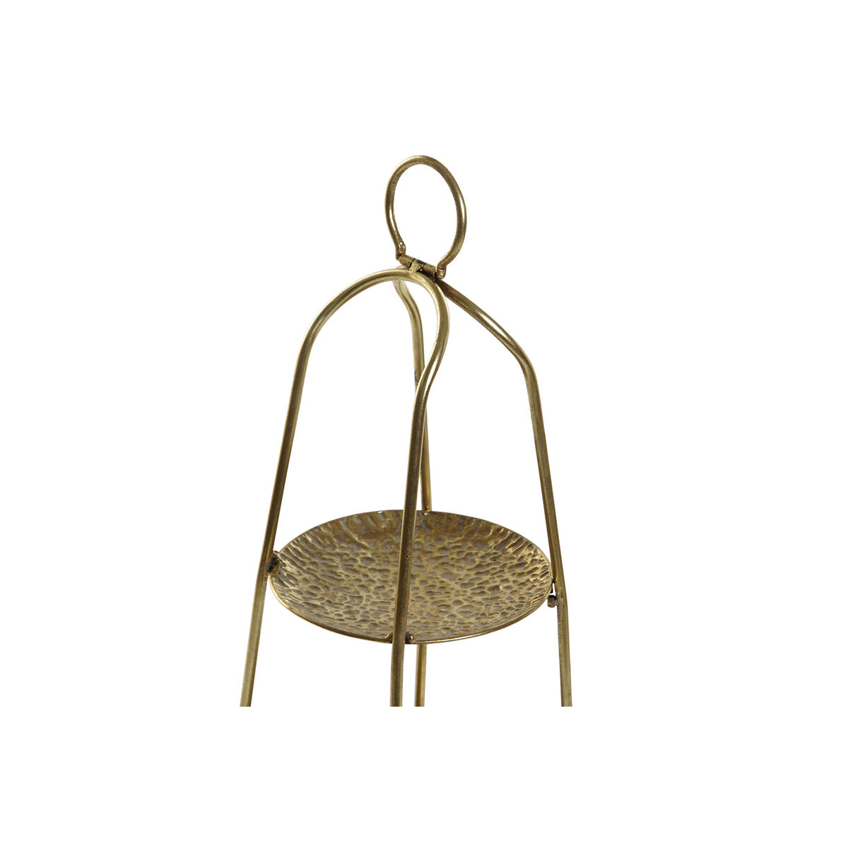 Fructieră Home ESPRIT Auriu* Metal 39 x 39 x 86 cm