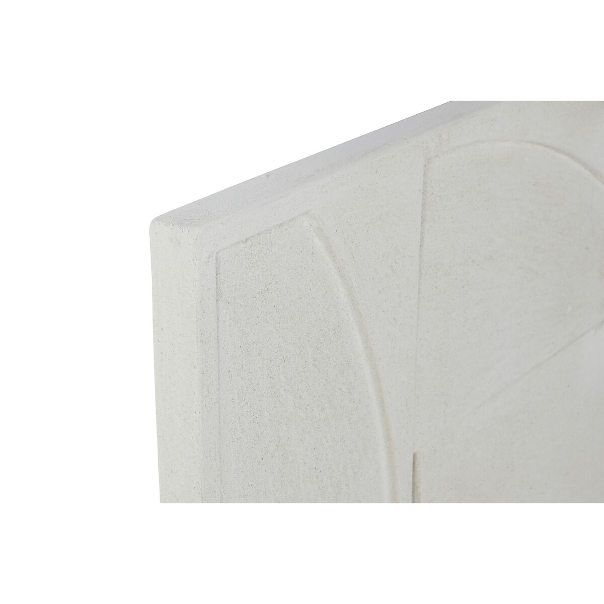 Decorațiune de Perete Home ESPRIT Alb Modern 80 x 4 x 80 cm (2 Unități)