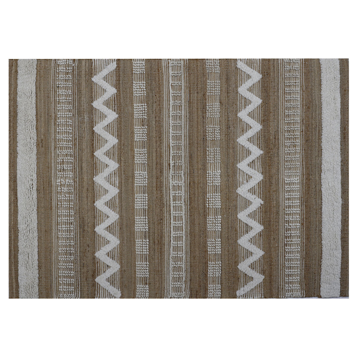 Covor Home ESPRIT Alb Maro Boho 140 x 200 x 1 cm
