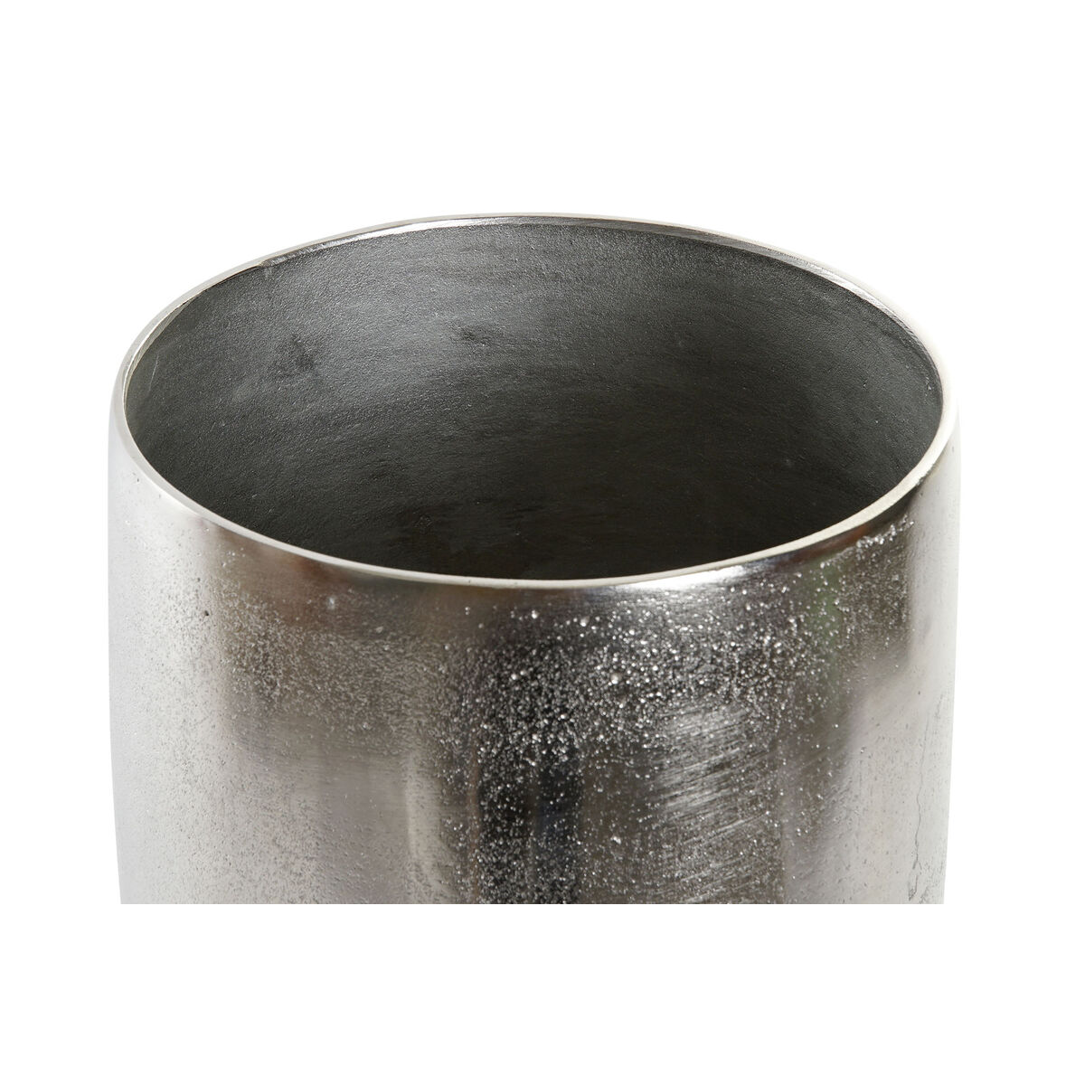 Decorațiune pentru Centrul Mesei Home ESPRIT Argintiu Aluminiu 21 x 21 x 25 cm