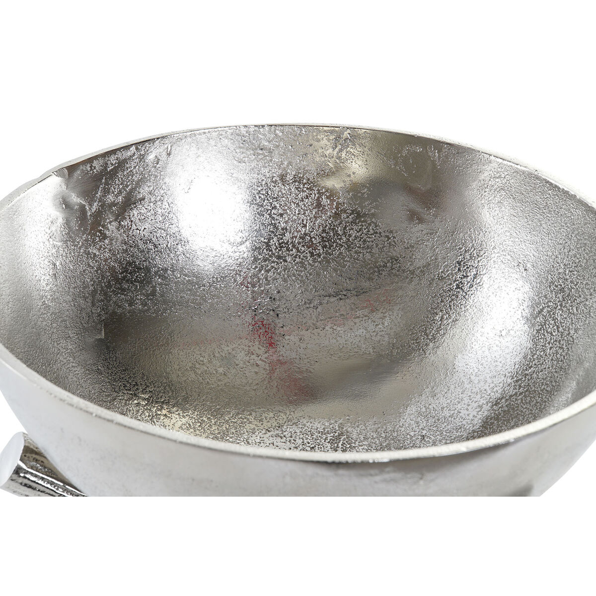 Decorațiune pentru Centrul Mesei Home ESPRIT Argintiu Aluminiu 30 x 30 x 28 cm