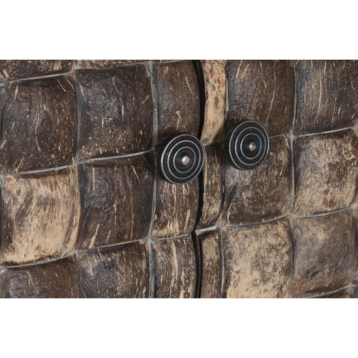 Dulap Home ESPRIT lemn de tec Fibră de cocos 85 X 40 X 185 cm