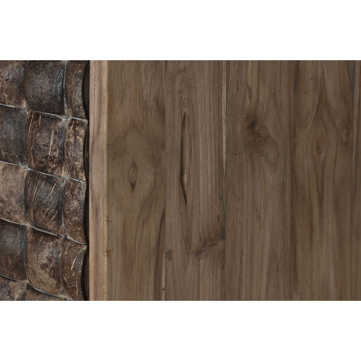 Dulap Home ESPRIT lemn de tec Fibră de cocos 85 X 40 X 185 cm