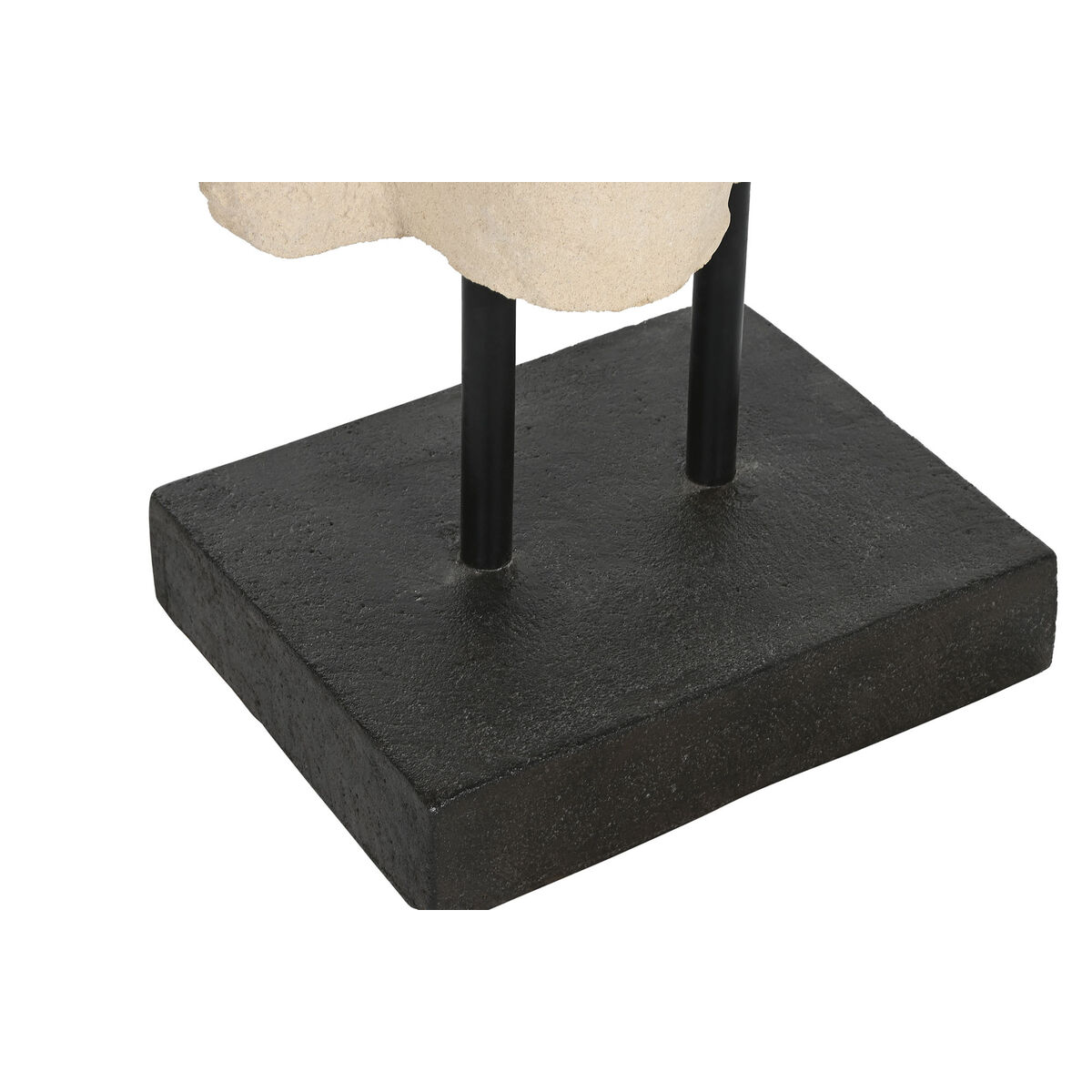 Figură Decorativă Home ESPRIT Alb Negru Buda 40 x 27 x 148 cm