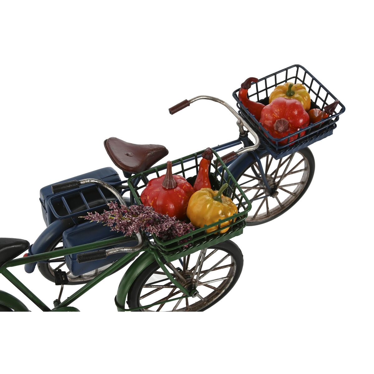 Figură Decorativă Home ESPRIT Verde Bleumarin Vintage 30 x 9 x 17 cm (2 Unități)