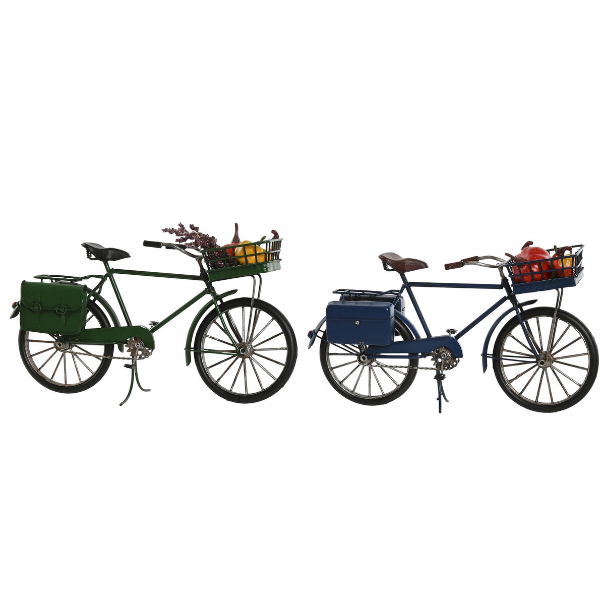 Figură Decorativă Home ESPRIT Verde Bleumarin Vintage 30 x 9 x 17 cm (2 Unități)