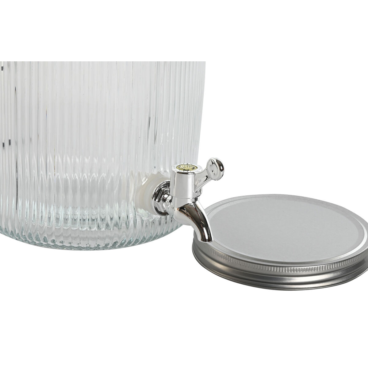 Dispenser de Apă Home ESPRIT Negru Metal Silicon Geam ABS 5 L 19,6 x 23,5 x 40,5 cm