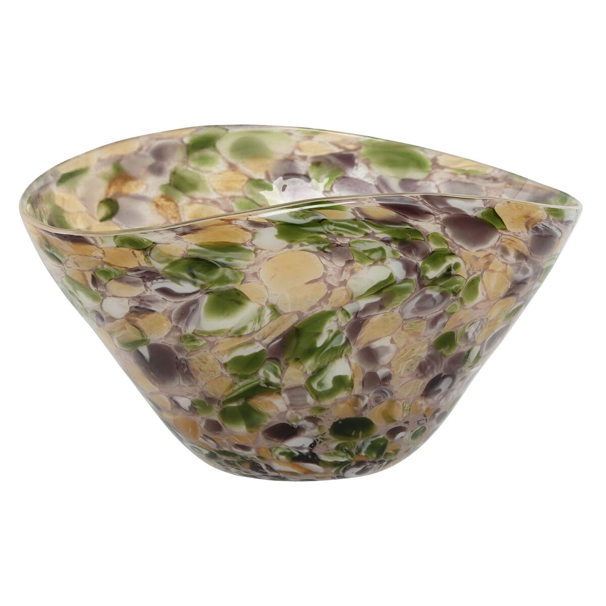 Decorațiune pentru Centrul Mesei Home ESPRIT Multicolor Geam 30 x 21 x 17 cm