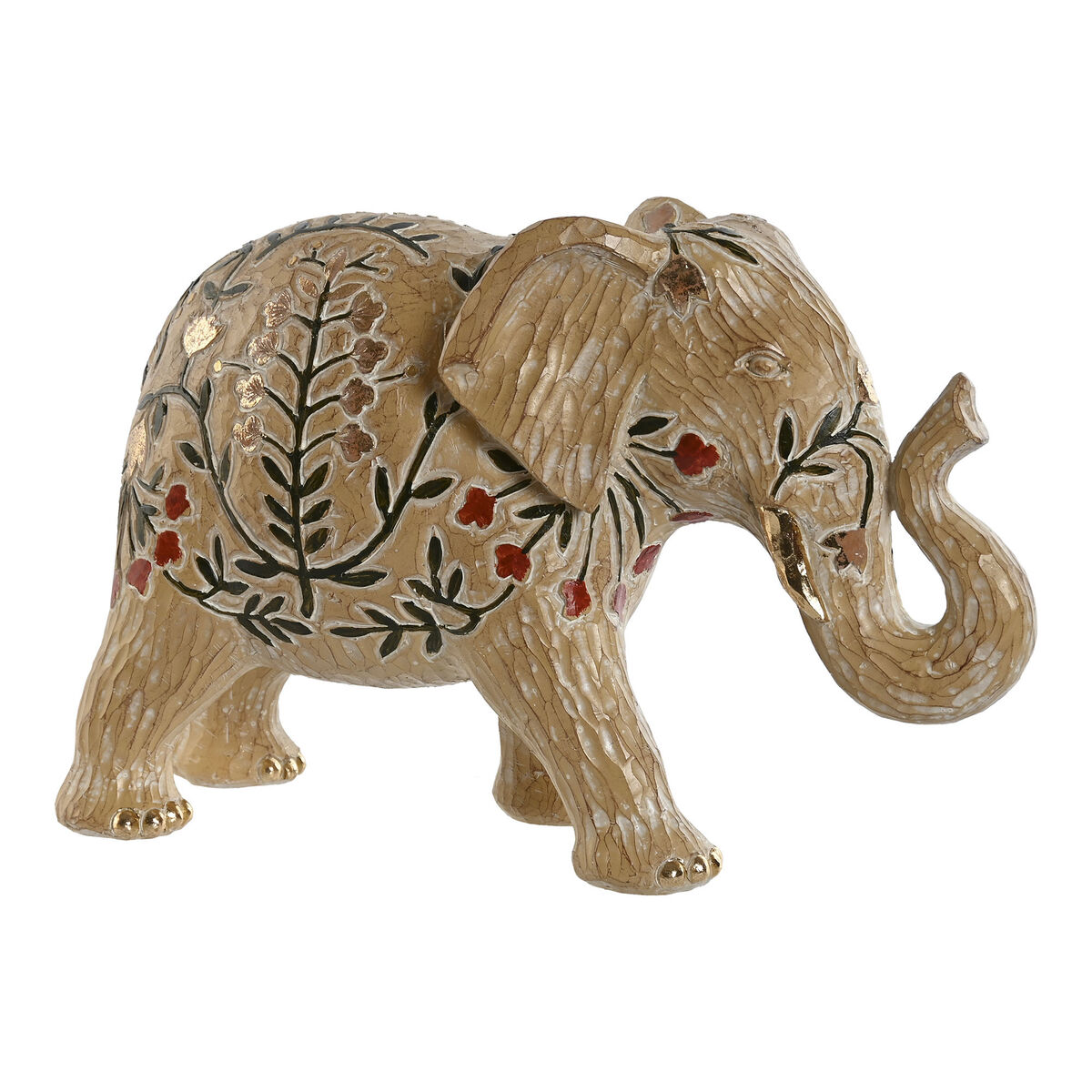 Figură Decorativă Home ESPRIT Multicolor Elefant 32,5 x 12,5 x 21 cm