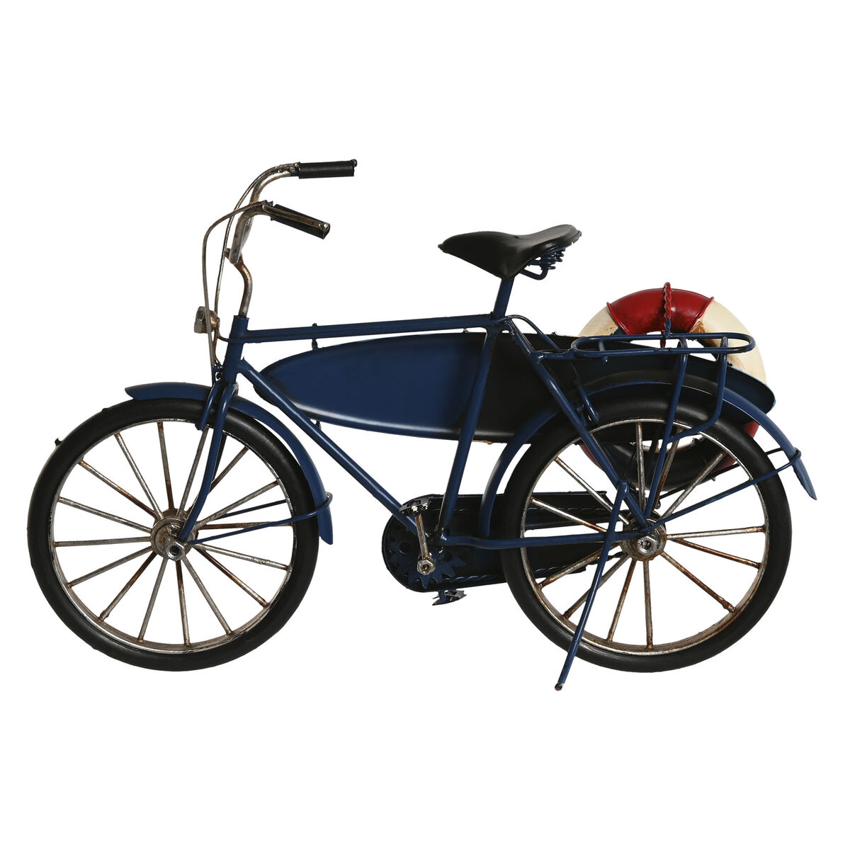 Figură Decorativă Home ESPRIT Albastru Roșu Bleumarin 29 x 11 x 17 cm (3 Unități)