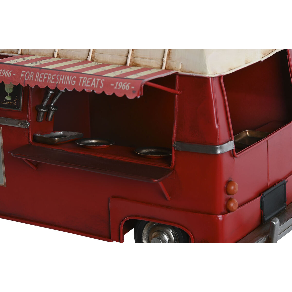 Figură Decorativă Home ESPRIT Albastru Roșu Bej Vintage 33 x 17 x 16 cm (2 Unități)