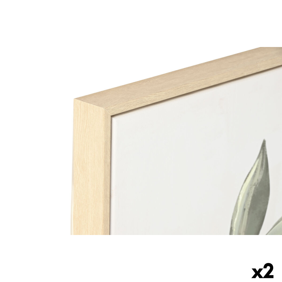 Pânză Home ESPRIT polistiren Pânză 80 x 4 x 80 cm (2 Unități)