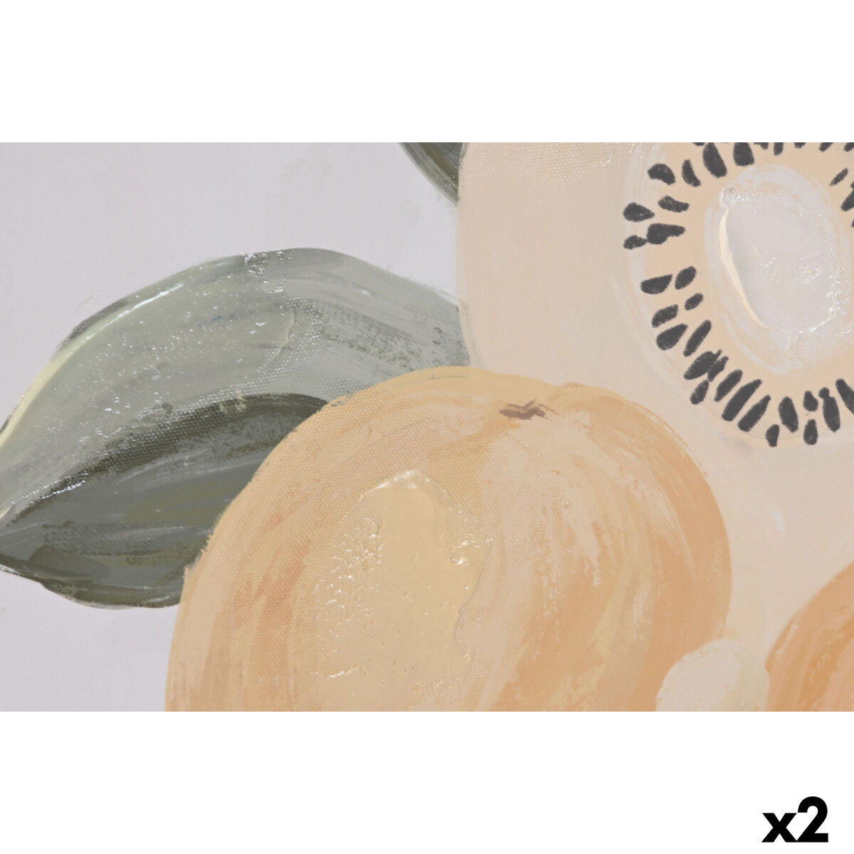 Pânză Home ESPRIT polistiren Pânză 80 x 4 x 80 cm (2 Unități)