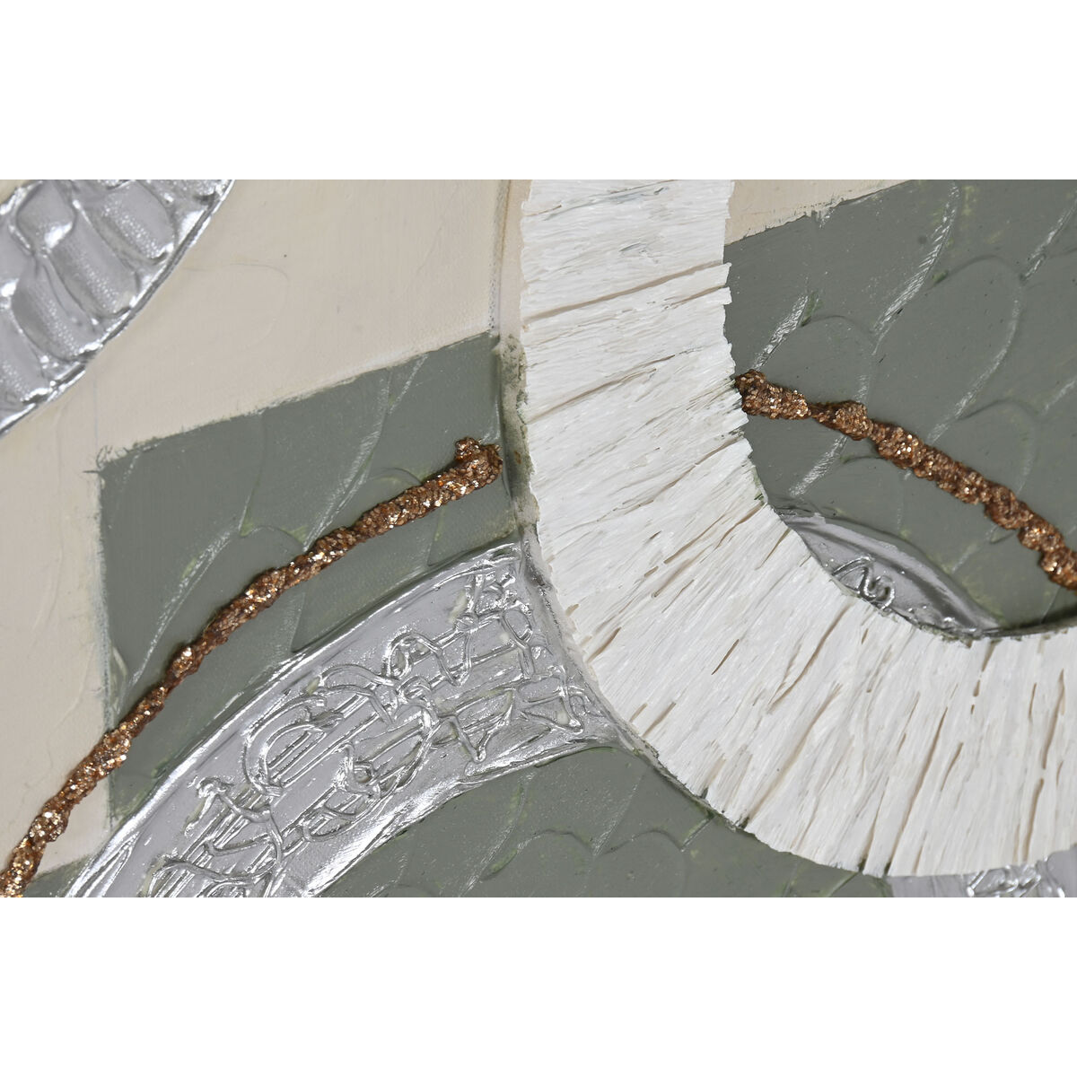 Pânză Home ESPRIT Pânză Lemn MDF 80 x 3 x 80 cm