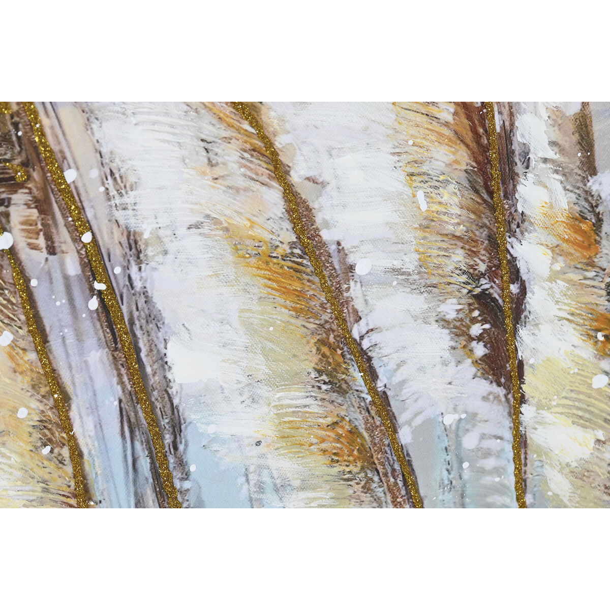 Pânză Home ESPRIT Pânză Lemn MDF 80 x 3 x 80 cm