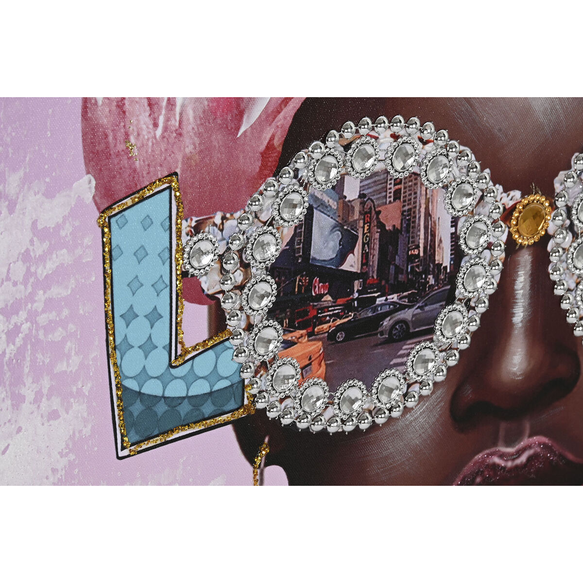 Pânză Home ESPRIT polistiren Pânză 102 x 4,5 x 102 cm