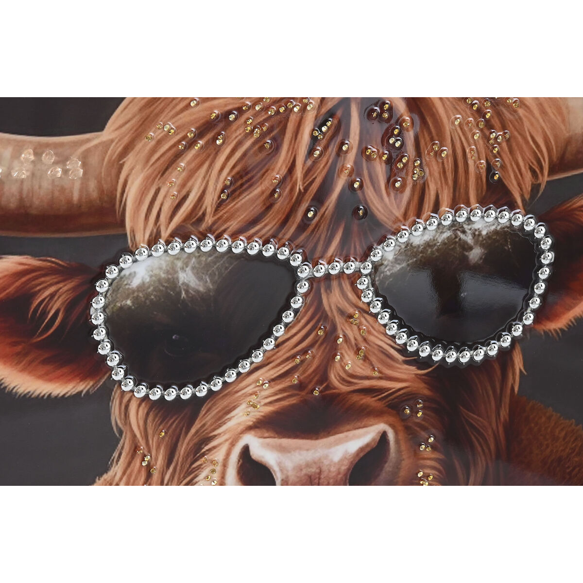 Pânză Home ESPRIT Pânză Lemn MDF 82 x 4,5 x 82 cm