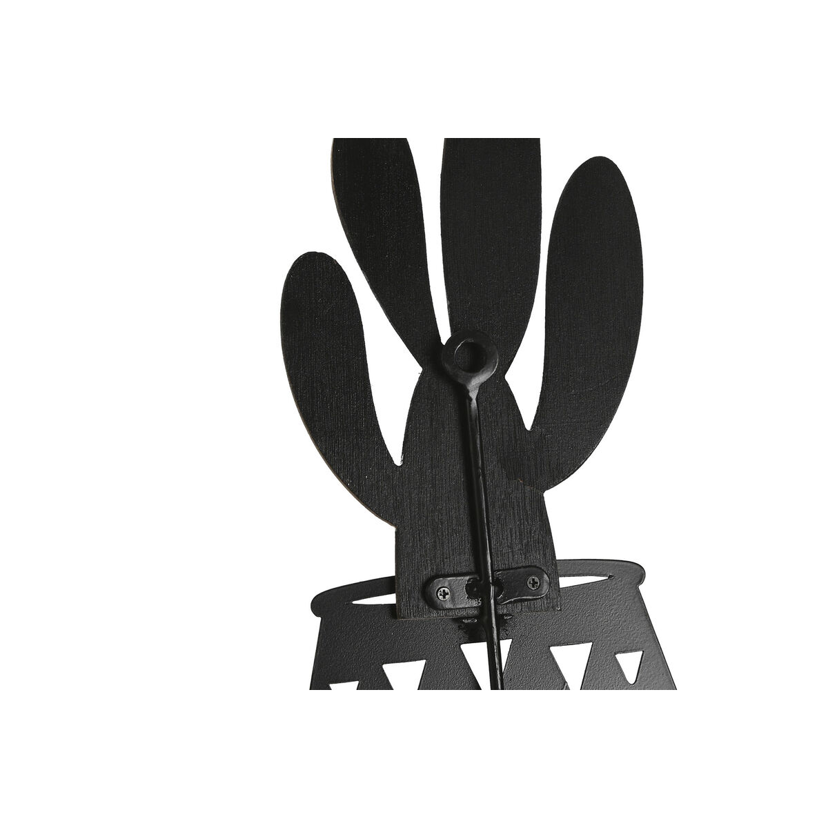 Cuier de perete Home ESPRIT Natural Metal Lemn MDF 16 x 4 x 30 cm (4 Unități)