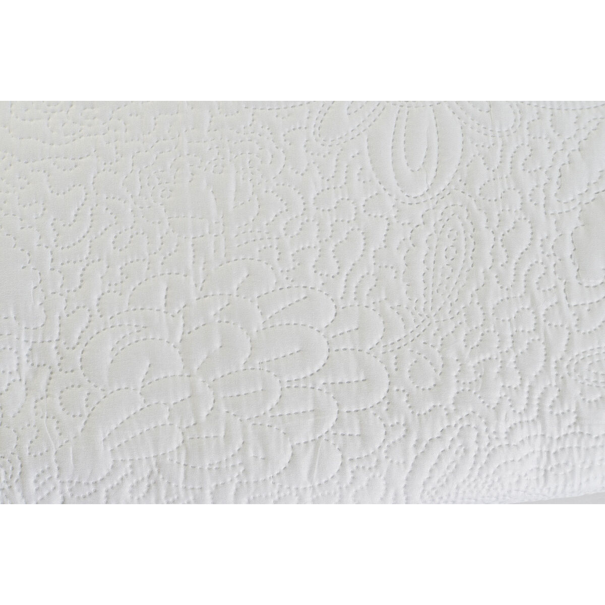 Cuvertură (de pat) DKD Home Decor Alb Pat 180 270 x 270 x 1 cm