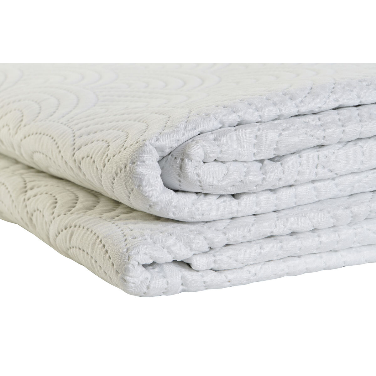 Cuvertură (de pat) DKD Home Decor Alb Pat 90 Pat 150 180 x 260 x 1 cm