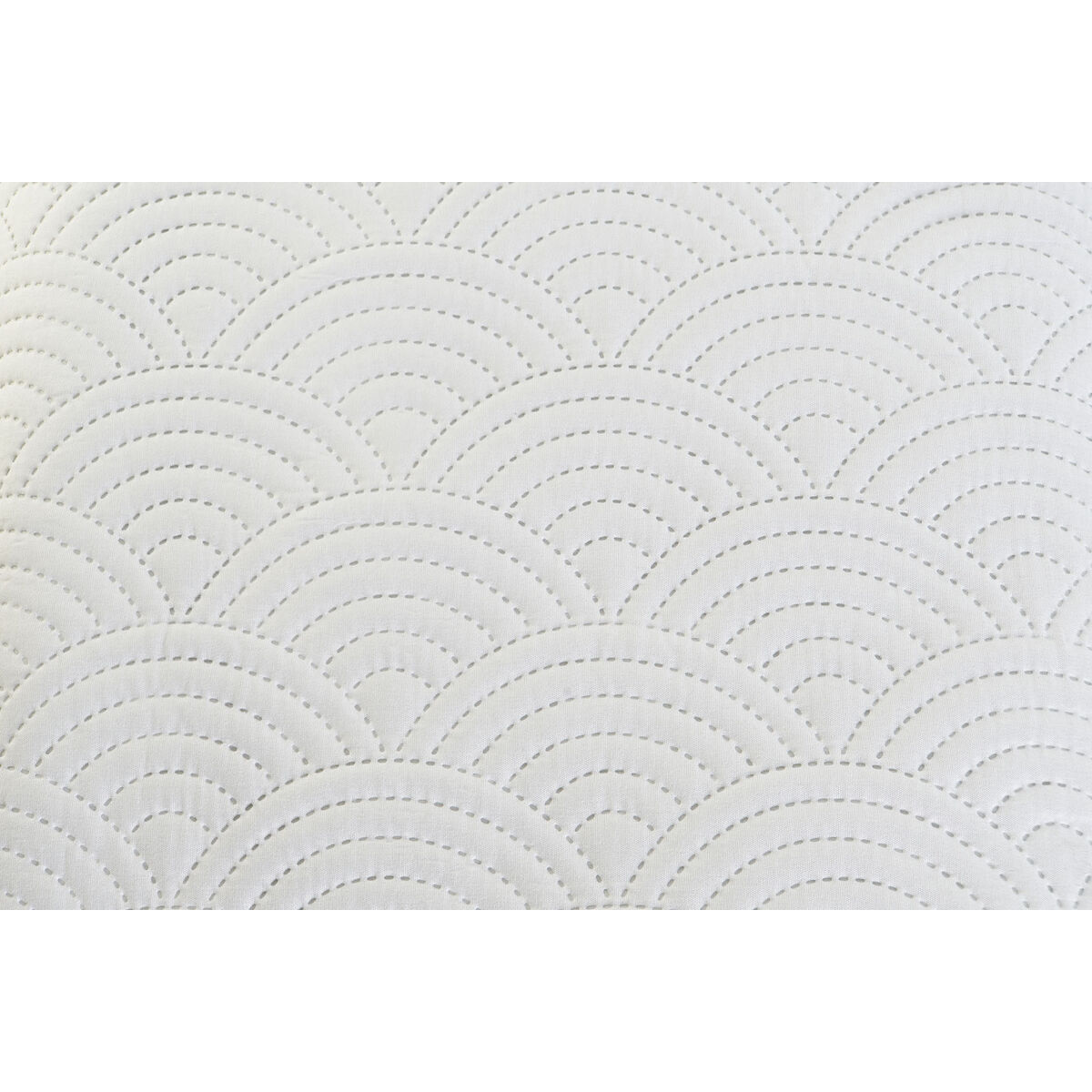 Cuvertură (de pat) DKD Home Decor Alb Pat 180 270 x 270 x 1 cm