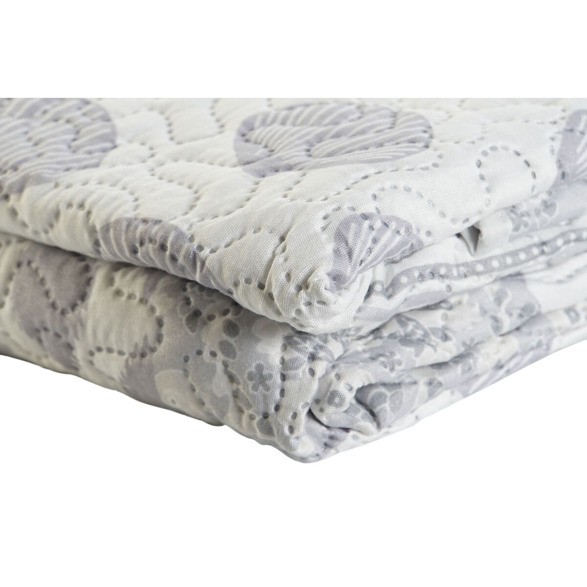 Cuvertură (de pat) DKD Home Decor Bej Gri Pat 90 Pat 150 180 x 260 x 1 cm