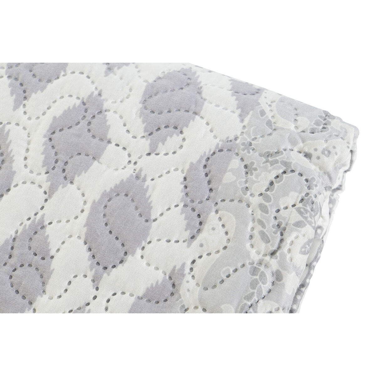 Cuvertură (de pat) DKD Home Decor Bej Gri Pat 90 Pat 150 180 x 260 x 1 cm