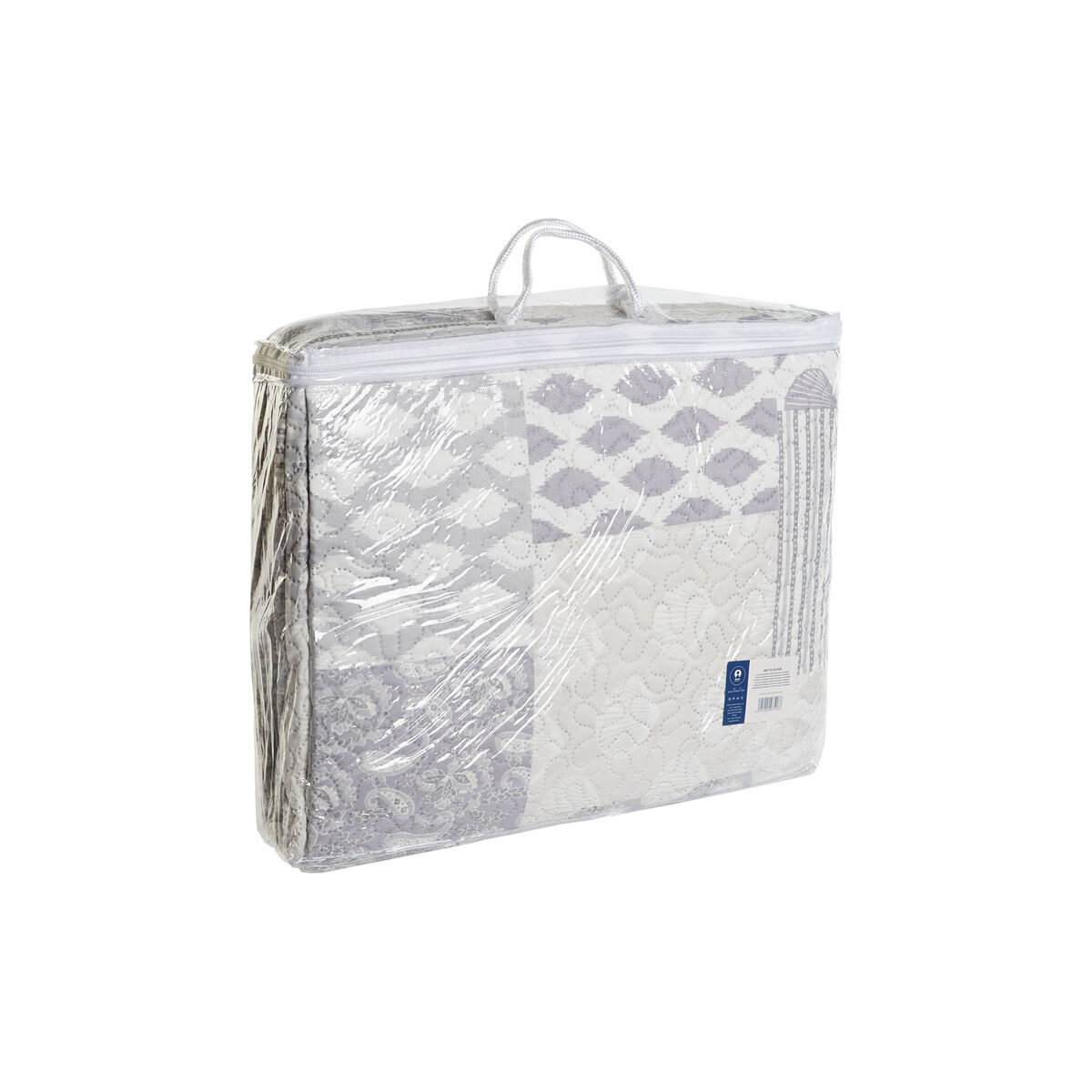 Cuvertură (de pat) DKD Home Decor Bej Gri Pat 180 270 x 270 x 1 cm