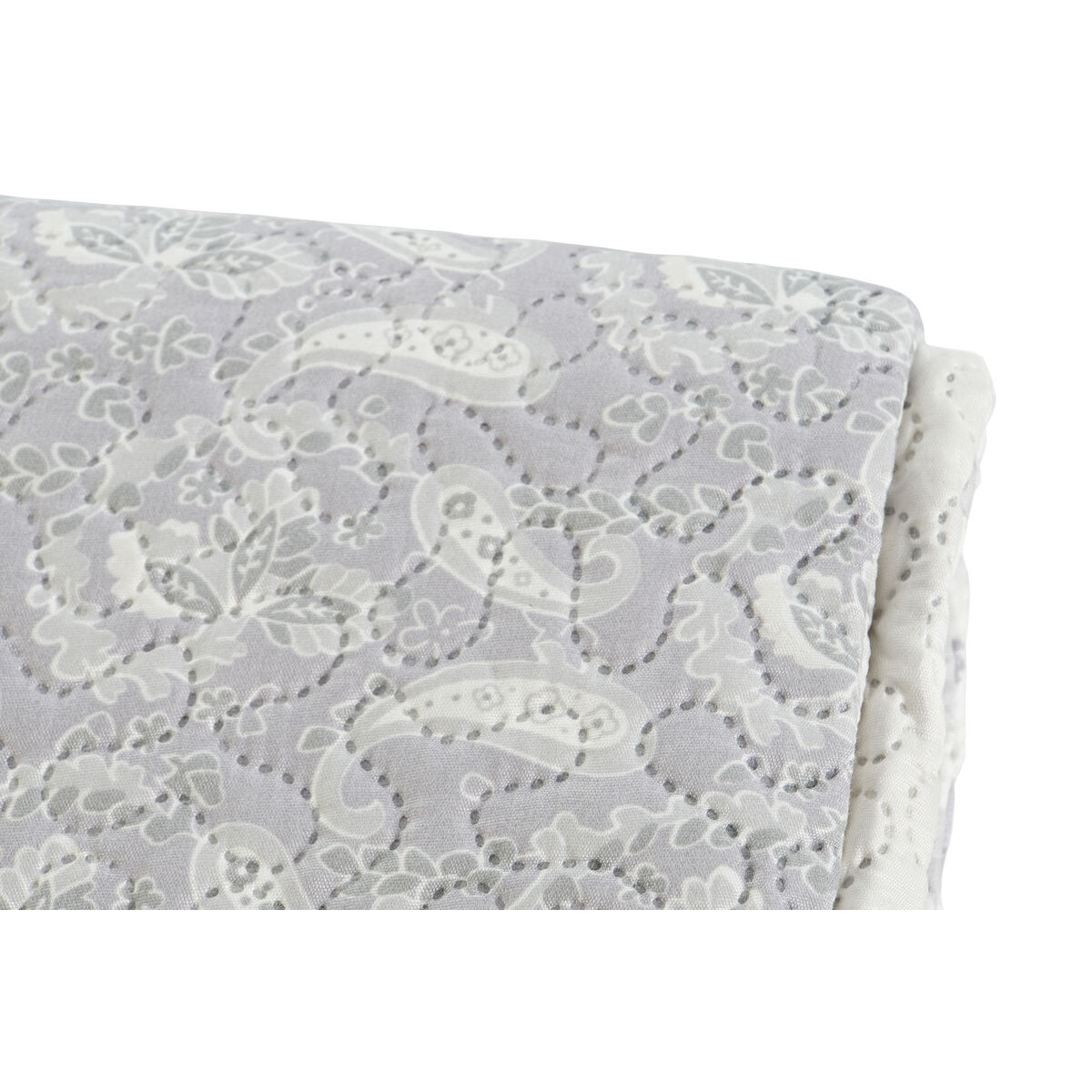 Cuvertură (de pat) DKD Home Decor Bej Gri Pat 180 270 x 270 x 1 cm