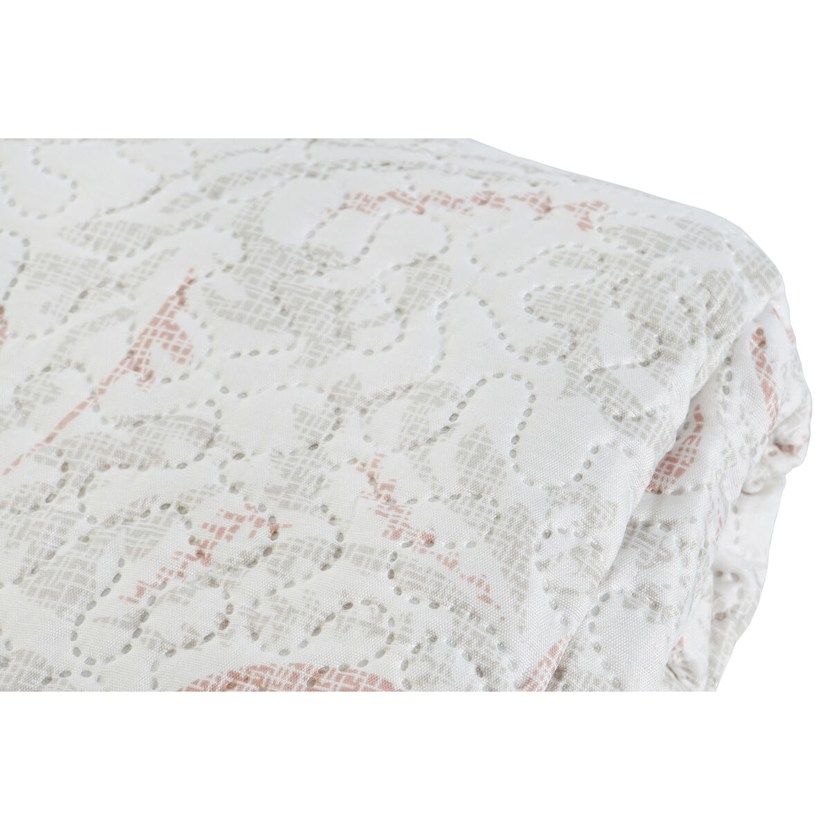 Cuvertură (de pat) DKD Home Decor Maro Bej Pat 180 270 x 270 x 1 cm