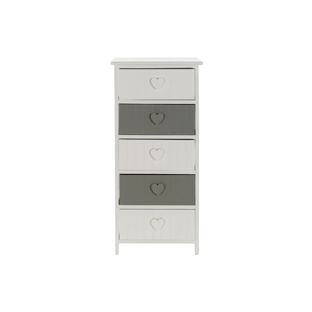 Dulap cu Sertare Home ESPRIT Alb Gri 40 x 29 x 90 cm